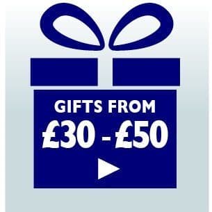 Gifts from £30-£50